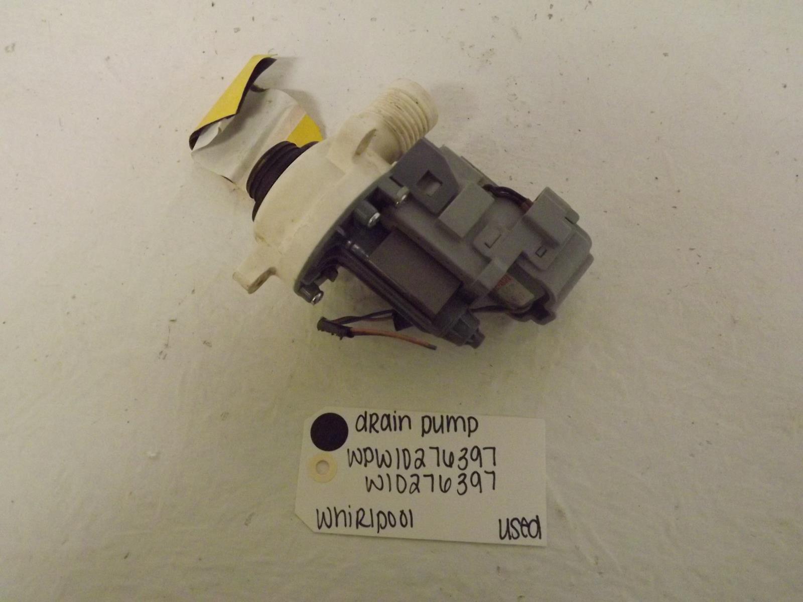 Whirlpool Washer WPW10276397 W10276397 Drain Pump Used Whirlpool Washer WPW10276397 W10276397 Drain Pump Used